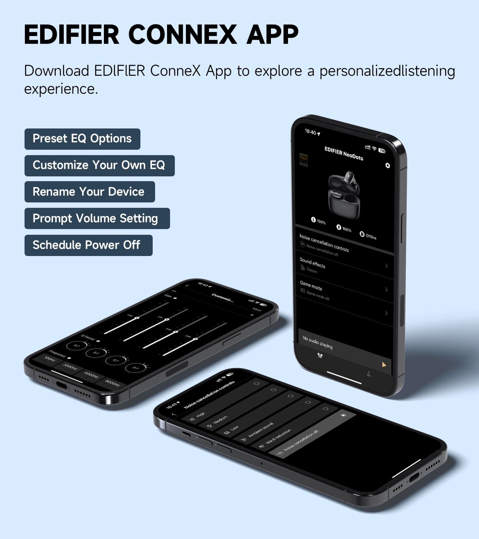 Auriculares inalámbricos híbridos con cancelación activa de - Imagen 10