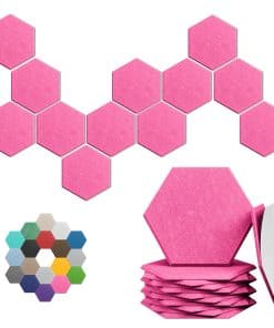 Azulejos acústicos hexagonales 18-Pack – Paneles