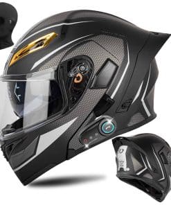 Casco de Motocicleta Modular con Bluetooth DOT Certificado