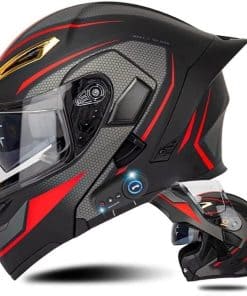 Casco de Moto Modular Bluetooth Certificado DOT Casco