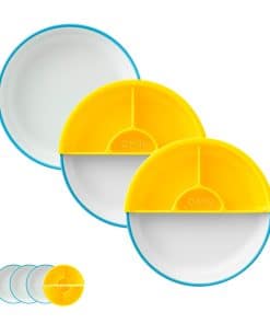 Platos Omie� Easy Scoop para Niños | Diseño -Azul