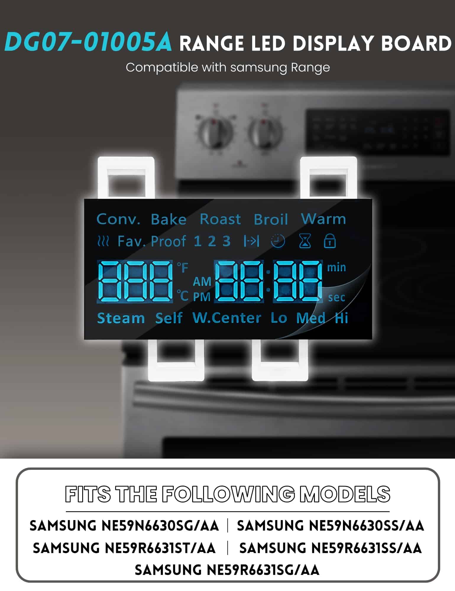 PROPART Nuevo Tablero de Visualización LED DG07-01005A, - Imagen 3