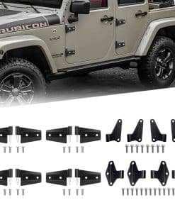 Kit de Bisagras de Puerta Interior y Exterior de 16PCS