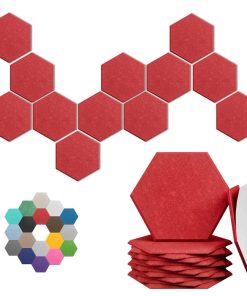 Paneles Acústicos Hexagonales-12 Pack Paneles Absorbentes