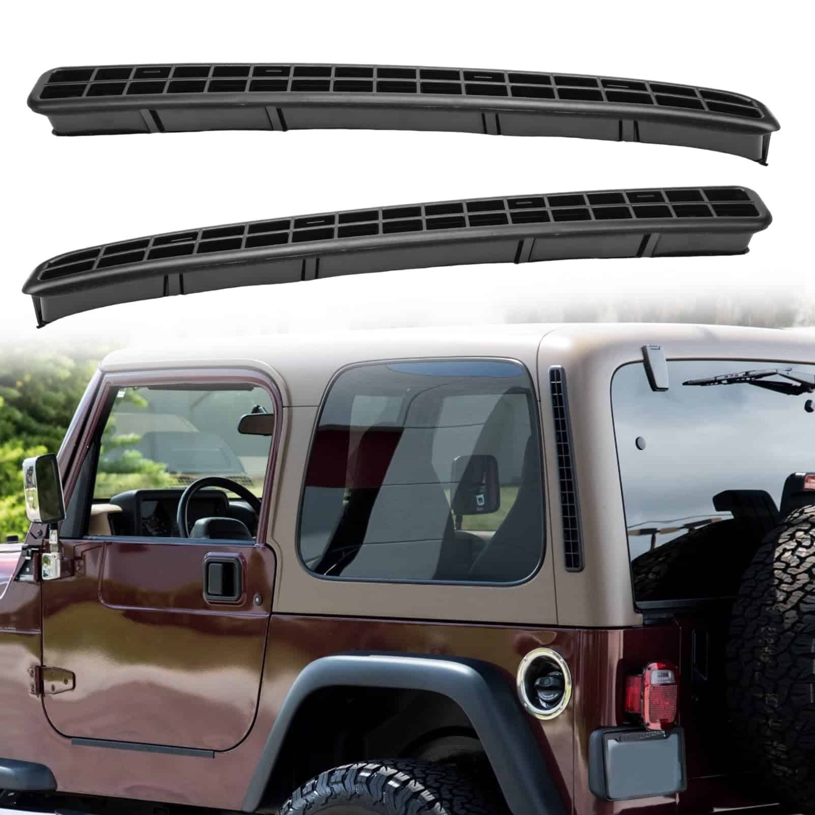 2 Pcs Rejilla de Ventilación de Escape para Techo Duro - Imagen 8