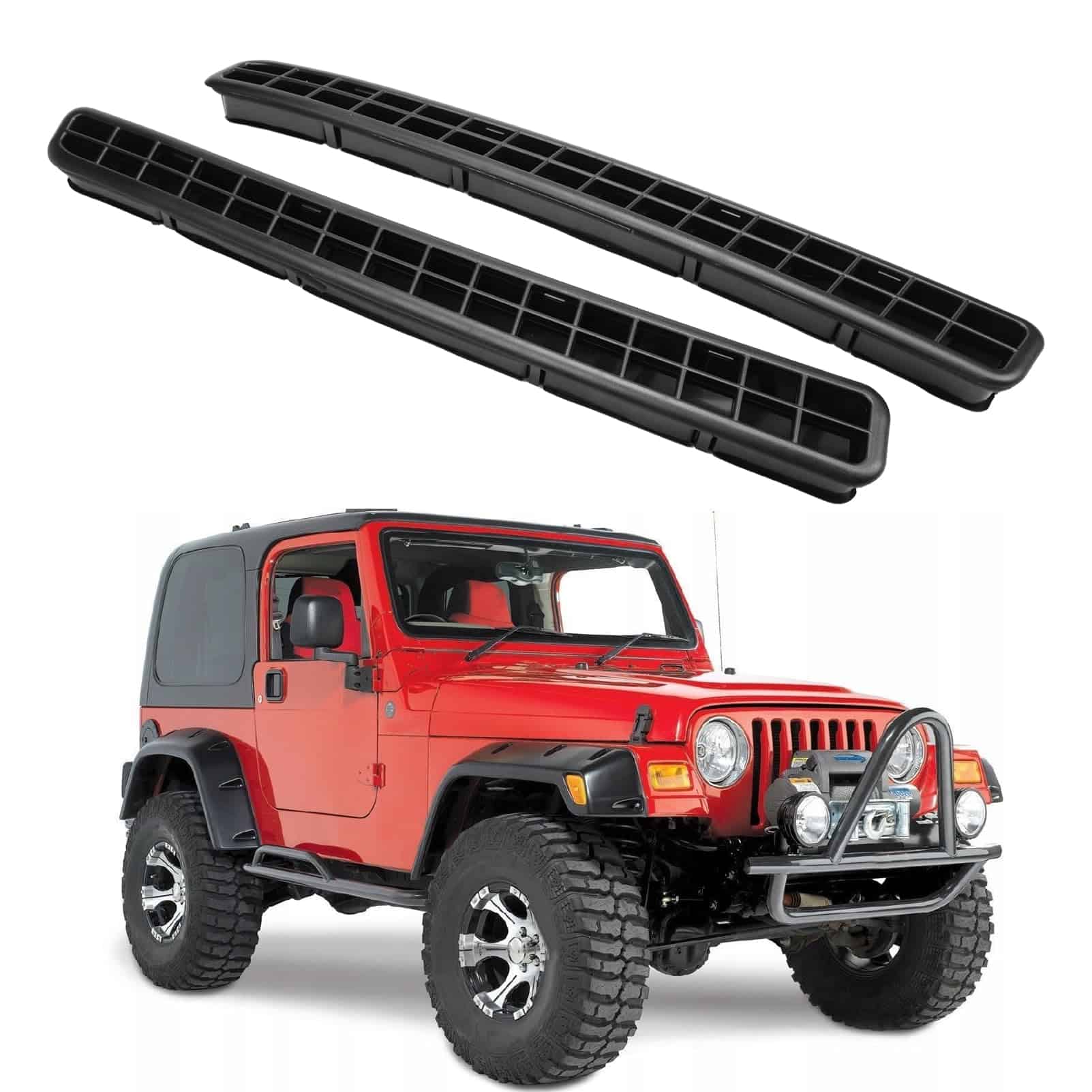 2 Pcs Rejilla de Ventilación de Escape para Techo Duro