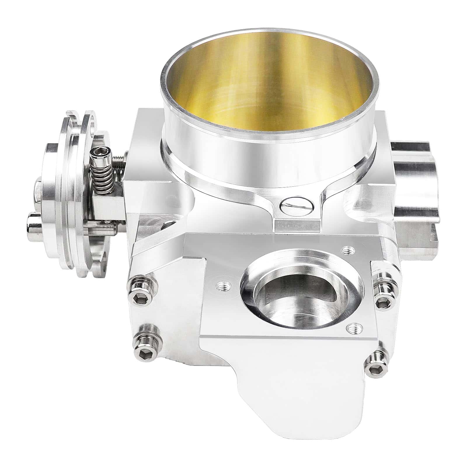 Cuerpo del acelerador de aluminio plateado LOREADA de 70 mm - Imagen 6