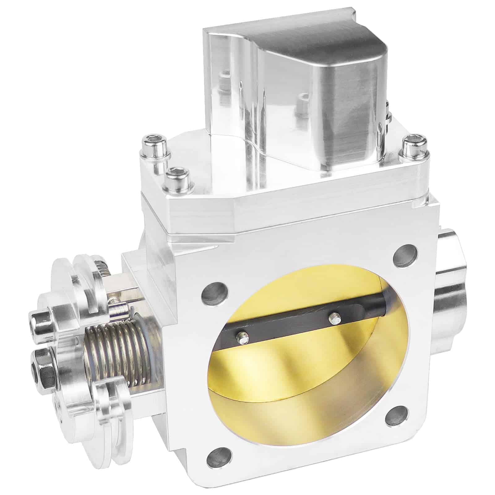 Cuerpo del acelerador de aluminio plateado LOREADA de 70 mm - Imagen 5