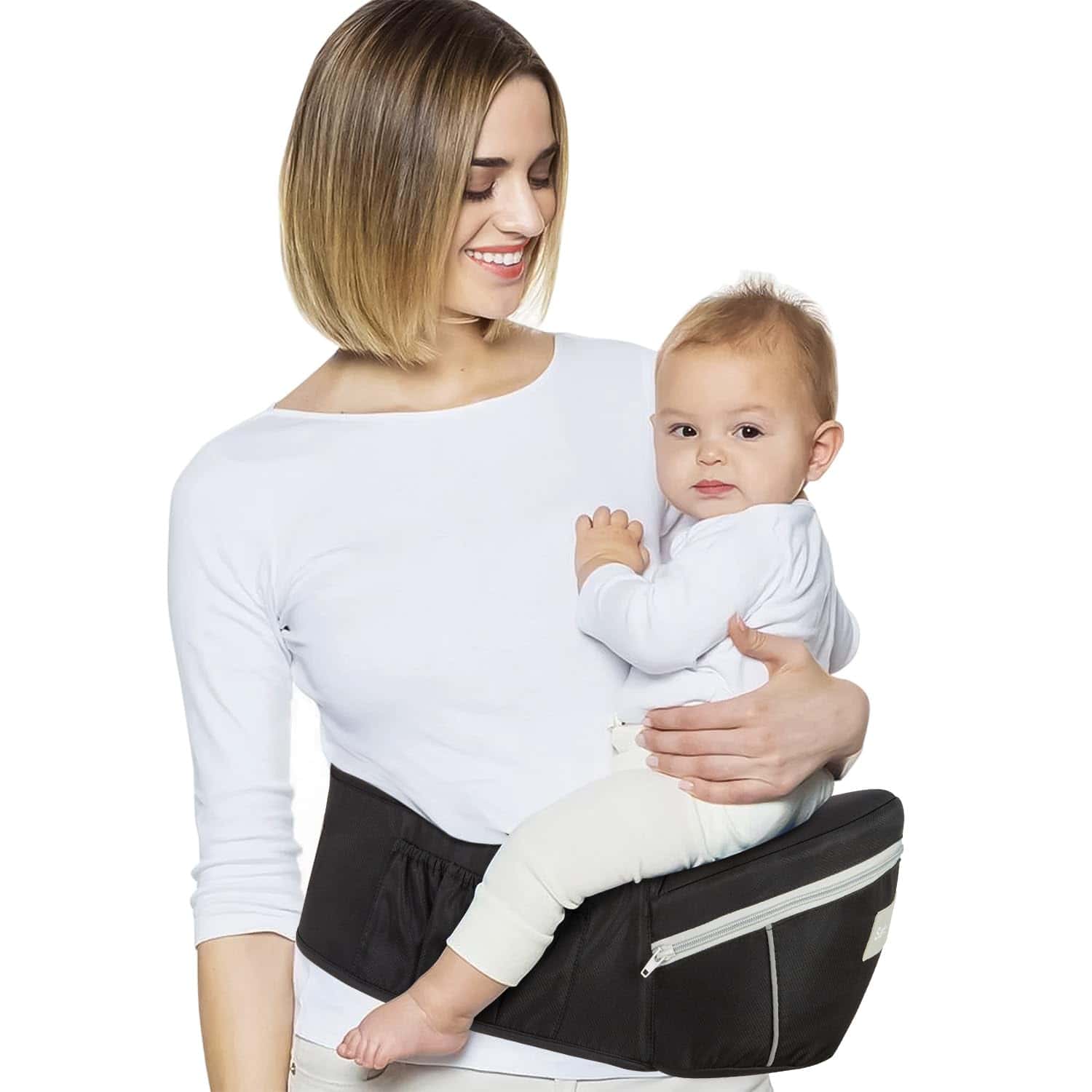 Mochila portabebé Safotad con asiento de cadera, portabebés