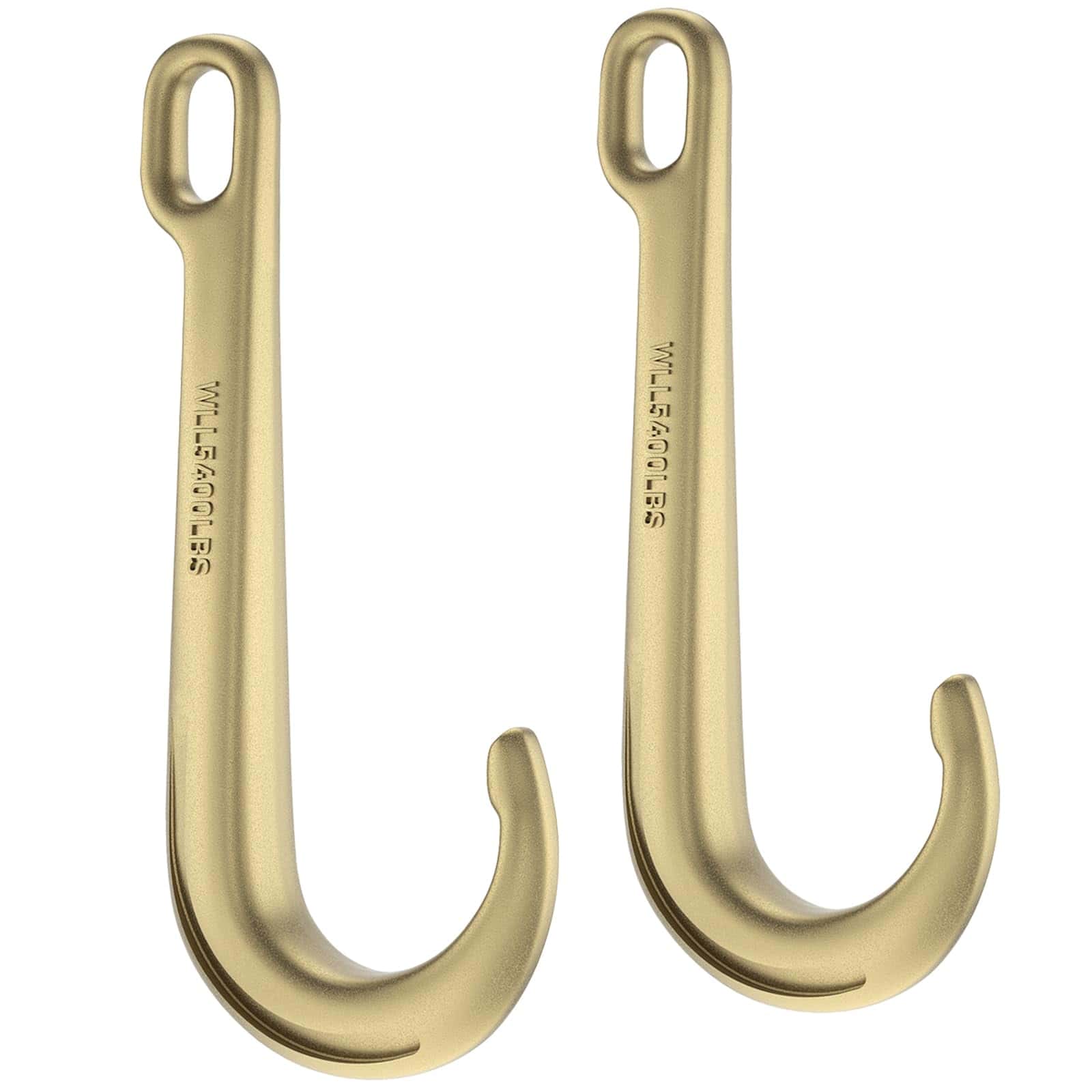 AODESTINY 2PCS 15" Ganchos en J Pesados para Remolque,