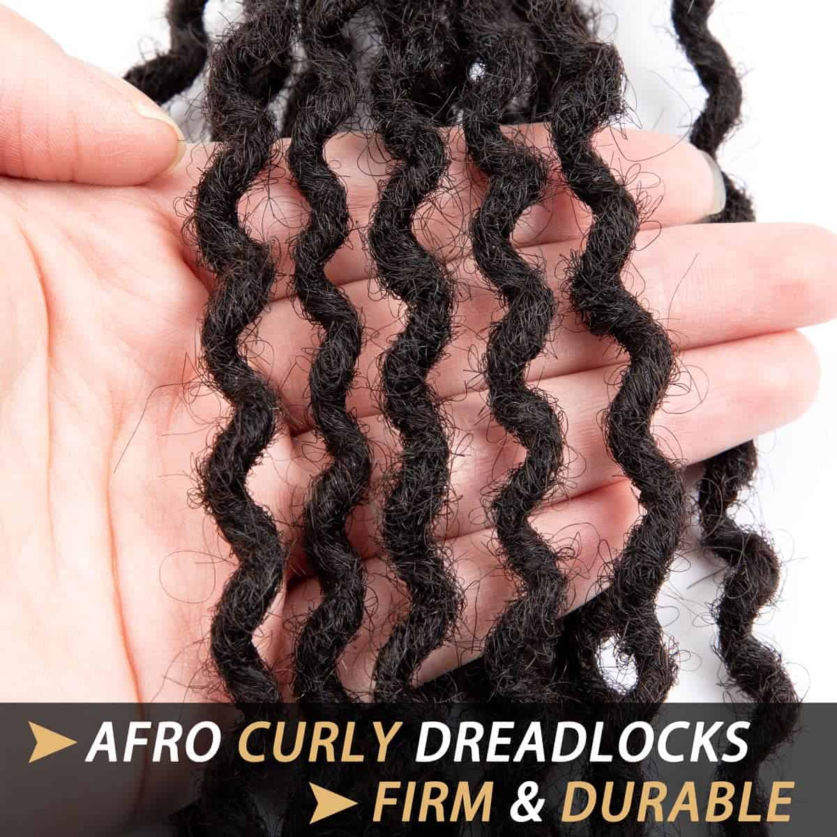 Extensiones de Rastas de Onda Rizada DAIXI de Cabello - Imagen 7