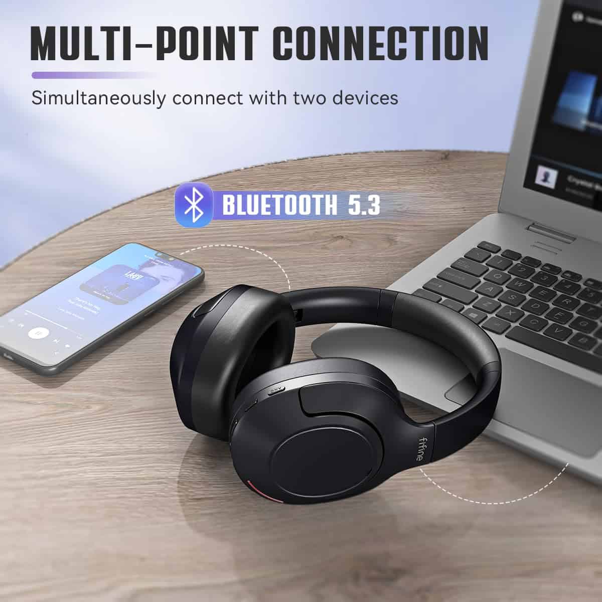 Audífonos inalámbricos Bluetooth FIFINE, audífonos con - Imagen 7