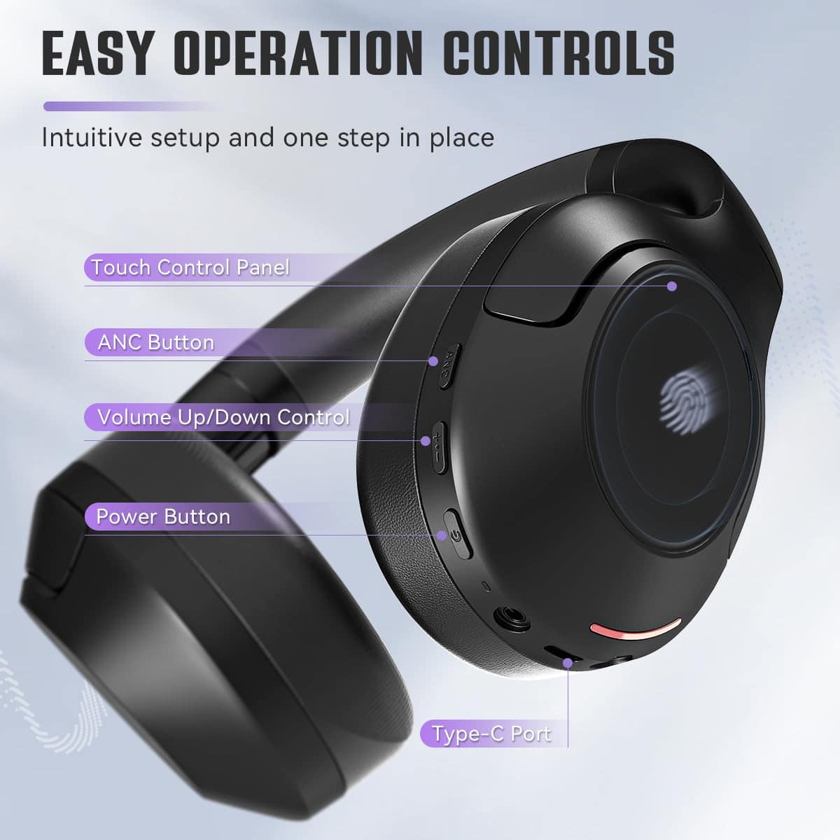 Audífonos inalámbricos Bluetooth FIFINE, audífonos con - Imagen 8