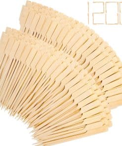 1200 PCS Brochetas de Bambú para Aperitivos 4.7 Pulgadas