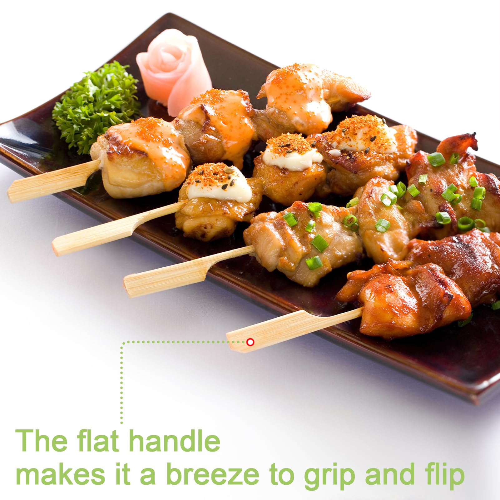 1200 PCS Palillos de Bambú para Aperitivos 6.0 Pulgadas - Imagen 5