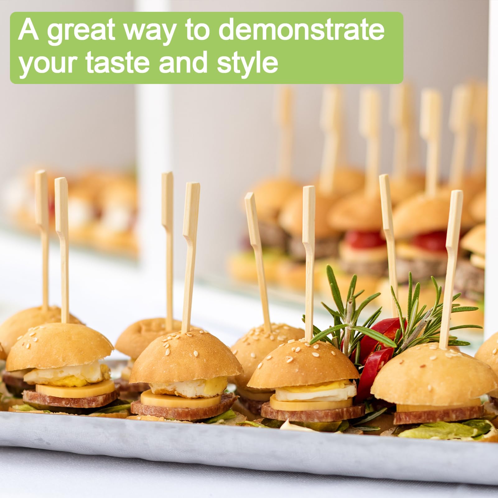 1200 PCS Palillos de Bambú para Aperitivos 6.0 Pulgadas - Imagen 8