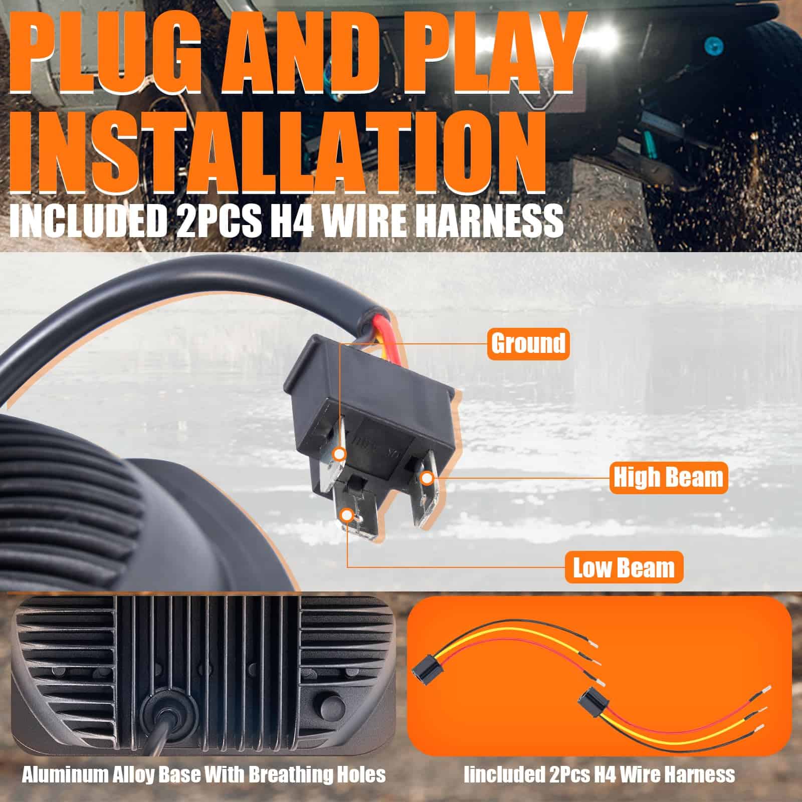 Faros LED H6054, Compatible con Chevy Express Cargo Van - Imagen 5