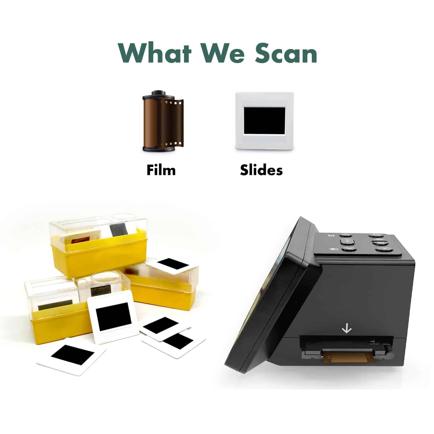 Escáner de Películas y Diapositivas Ambir, 24MP, Pantalla - Imagen 6