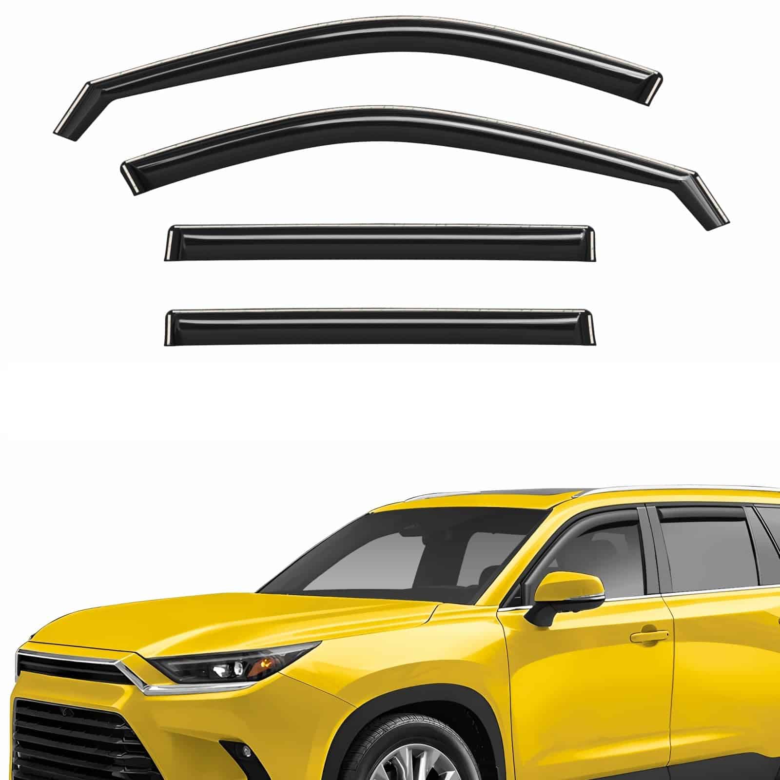 Deflectores de Ventanas Extra Duraderos en el Canaleta