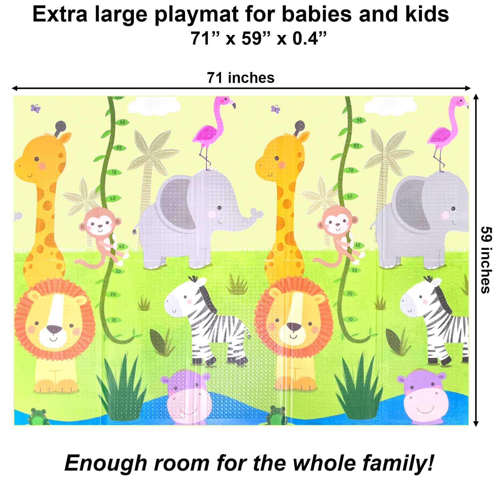 Tapete de Juego Plegable Extra Grande con 2 Gráficos en 1 | - Imagen 3