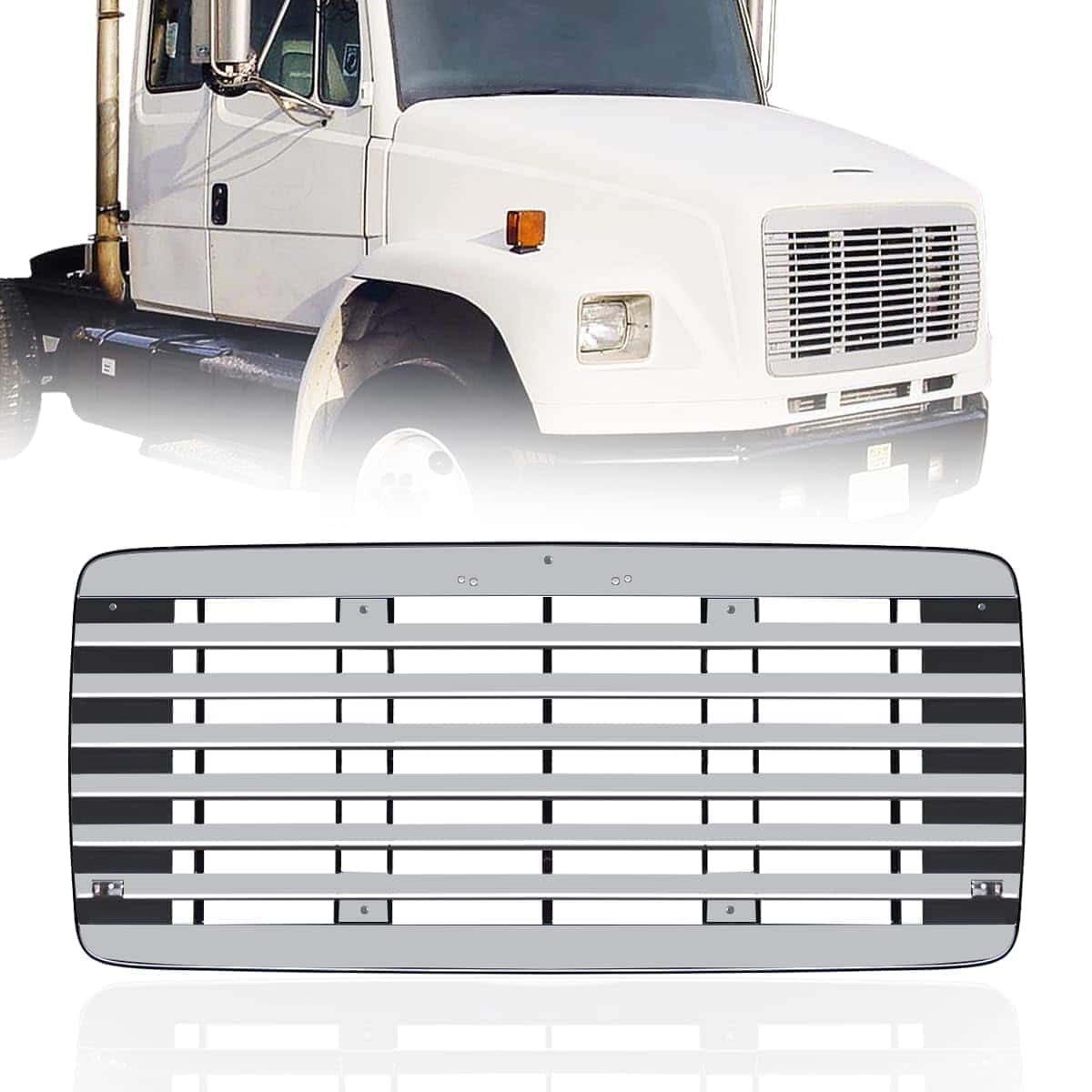 Parrilla Delantera Cromada Sin Pantalla Contra Insectos