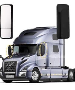 Espejo de Puerta con Cubierta Negra Brillante con Función