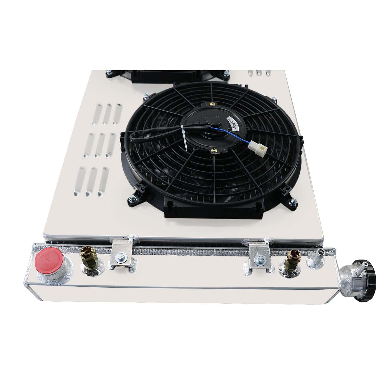 Radiador de Aluminio de 3 Filas 622 con Rejilla y 2 - Imagen 6