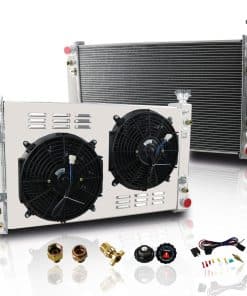 Radiador de Aluminio de 3 Filas 622 con Rejilla y 2