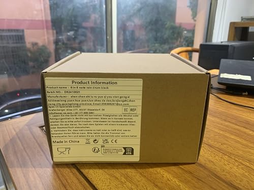 ILWHE Tambor de Lluvia para Jardín Exterior, Tambor Chakra - Imagen 10