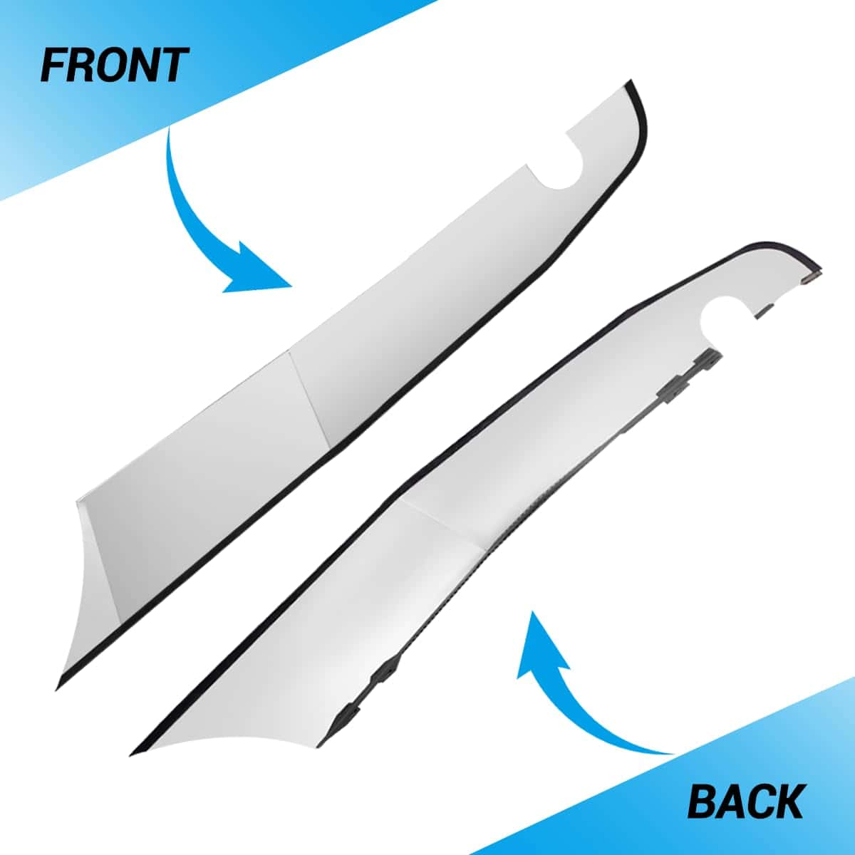 Cromo Esquina del Parachoques Delantero Izquierdo para - Imagen 5