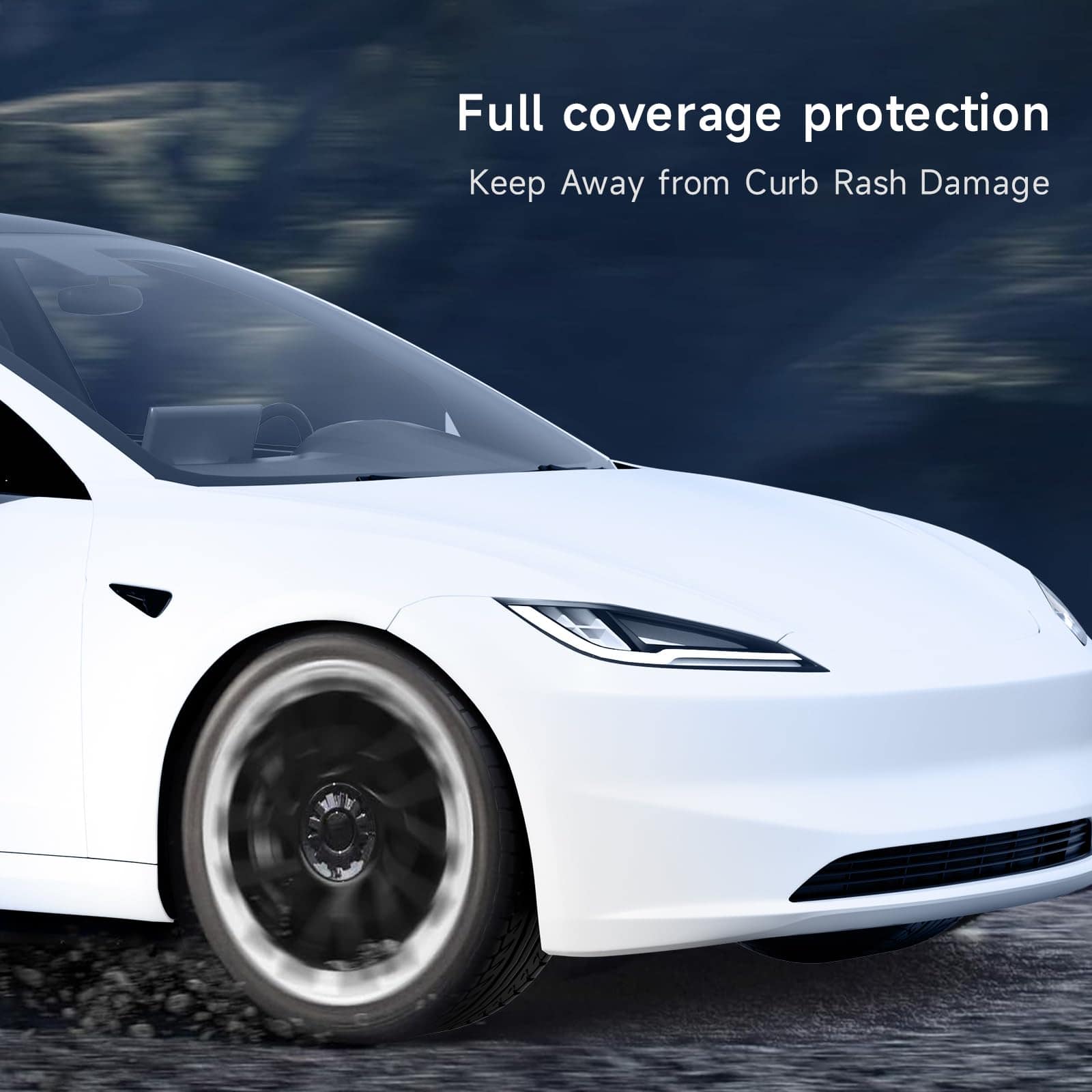 Cubiertas de rueda para Tesla Model 3, -Negro y Rojo - Imagen 7