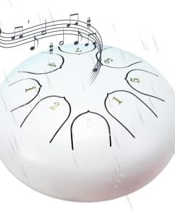 Tambor de Lluvia para Jardín Exterior, -Blanco