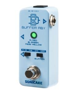 Pedal de guitarra SONICAKE ABY, Mini AB Switcher con