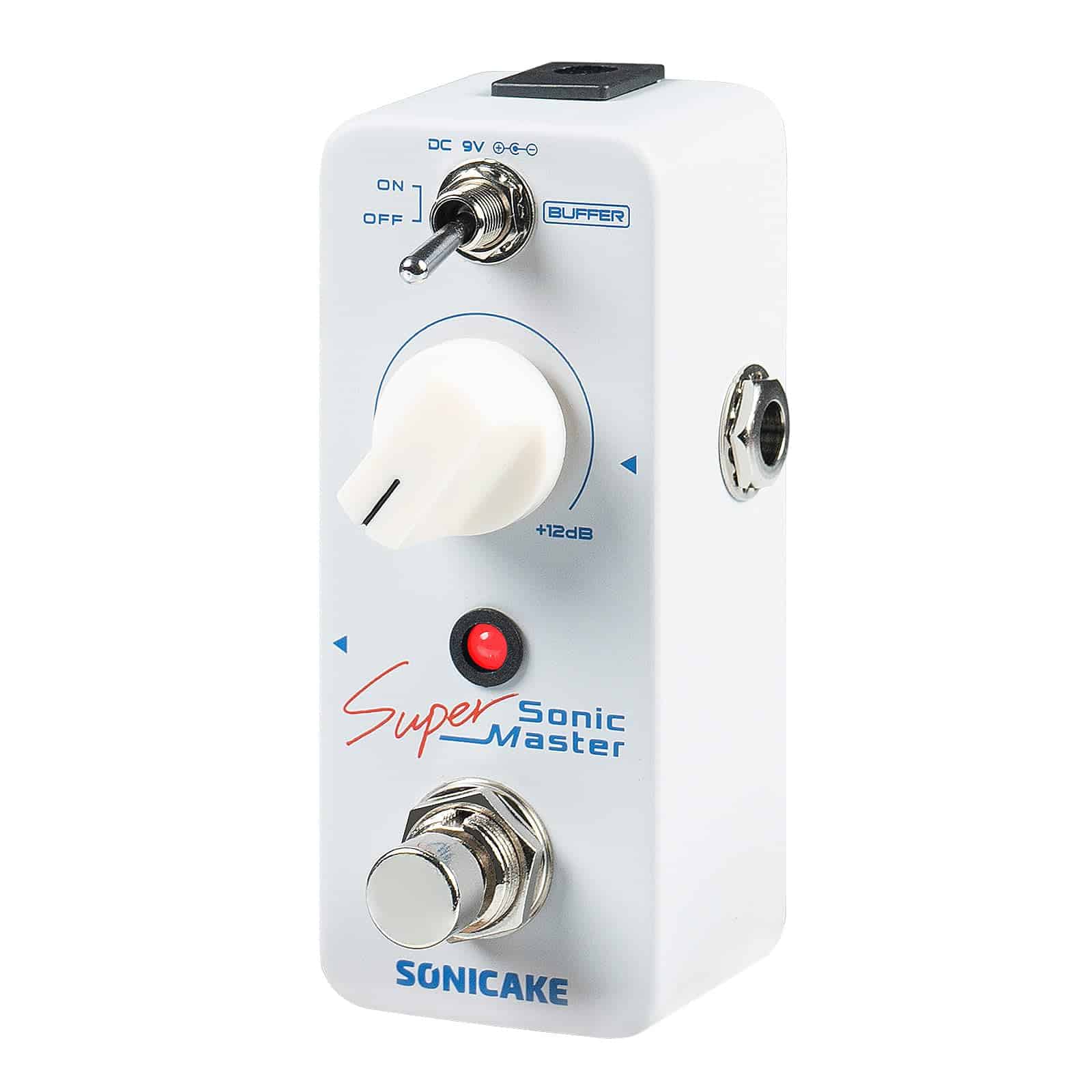 Pedal de Boost Limpio SONICAKE con Buffer y Ganancia de