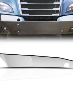 Esquina del parachoques delantero cromada del lado del