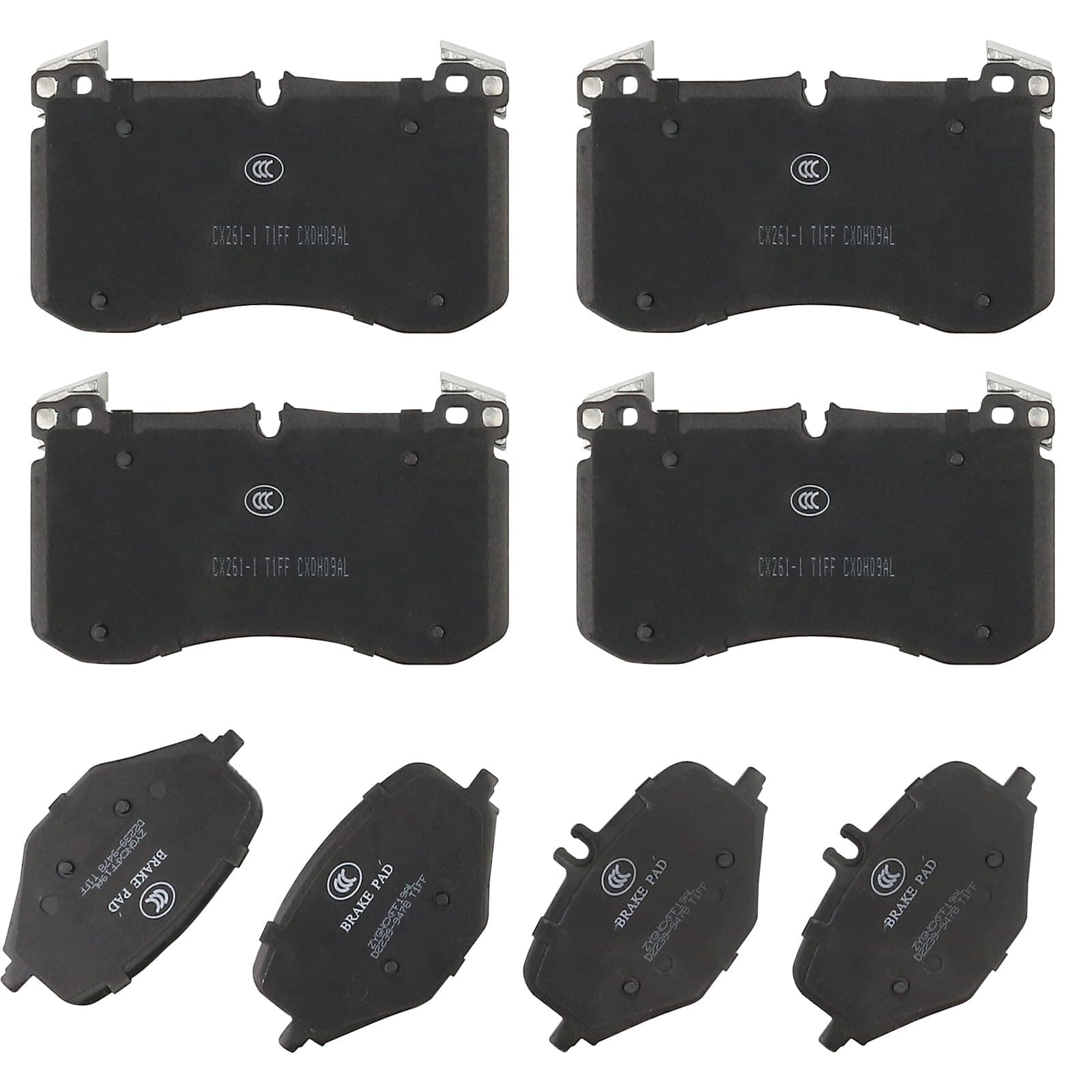 Pastillas de Freno Delanteras y Traseras de Bajo Polvo - Imagen 4