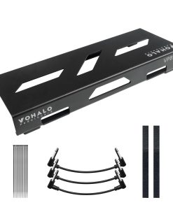 VOHALO Mini Pedalera de Guitarra 14" Pedal de Efectos
