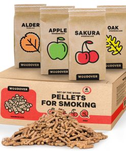 Set de Pellets para Parrilla - 4 Paquetes de Madera para