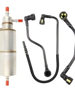 Kit de 3 mangueras de línea de combustible y filtro de