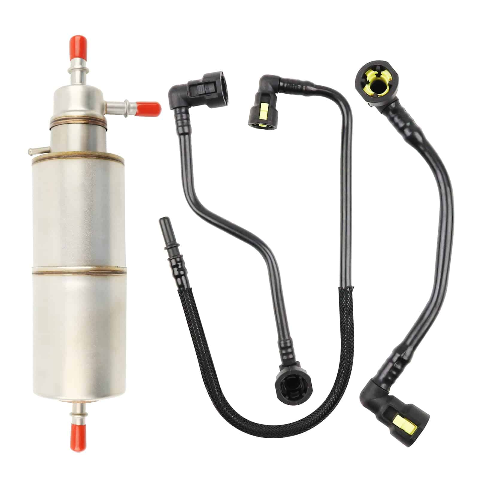 Kit de 3 mangueras de línea de combustible y filtro de
