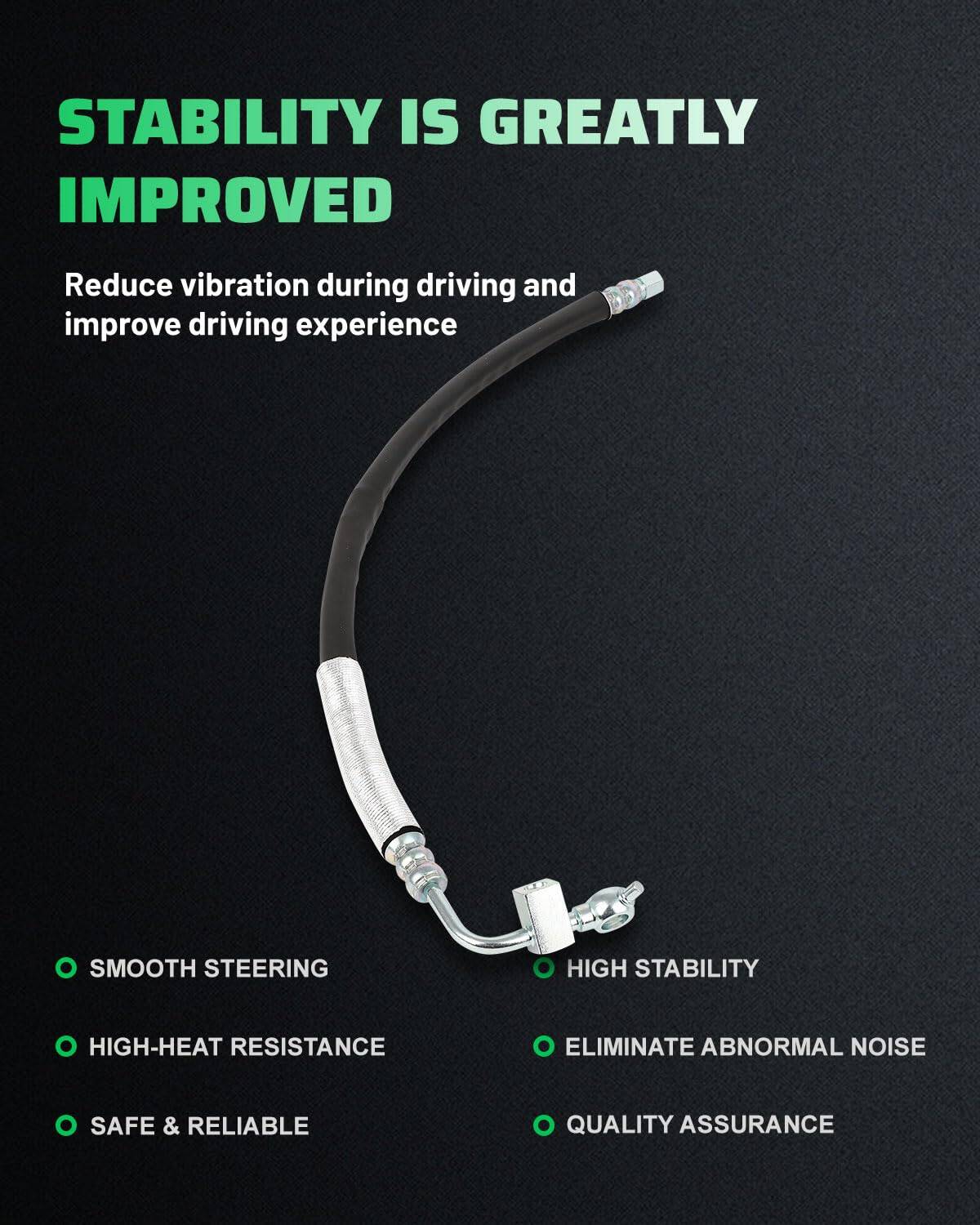 Manguera de Presión de Dirección Asistida -Negro - Imagen 5