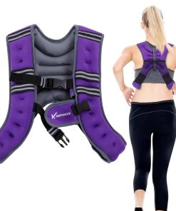 Chaleco Ponderado KEEP2MOVE para Mujeres, -Morado/Gris