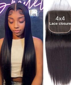 Cierre de Encaje HD Real 4x4 SKINLIKE de Pelo Humano Recto