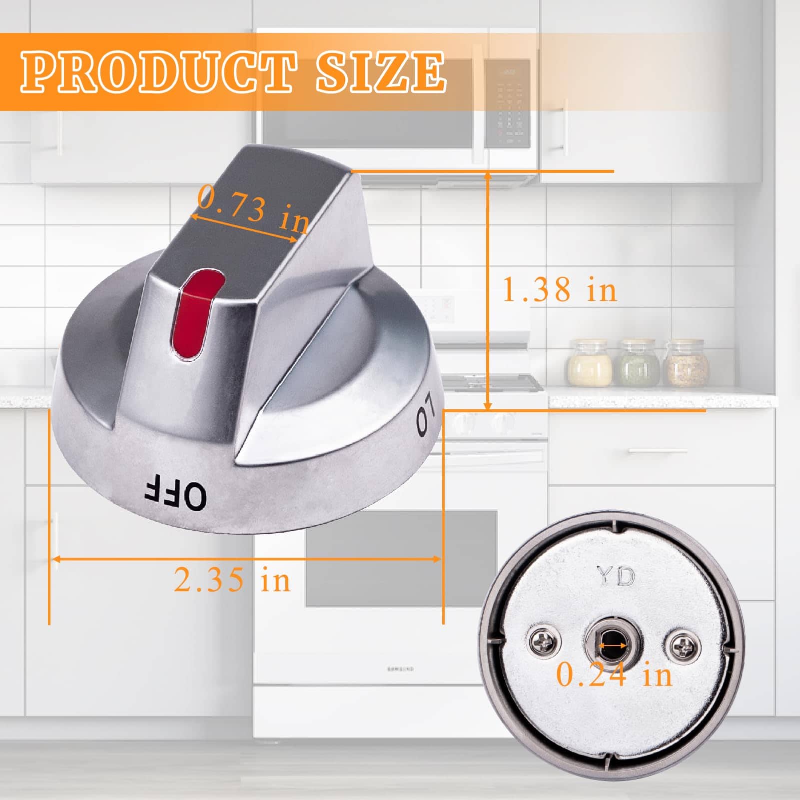Perillas para Estufa DG94-03500A/Z Compatible con Samsung - Imagen 3