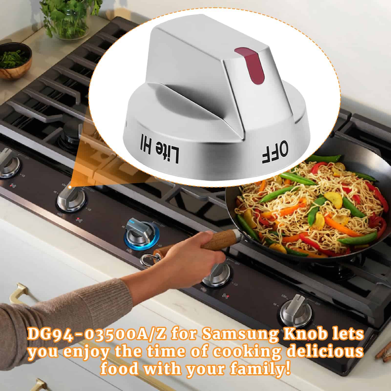Perillas para Estufa DG94-03500A/Z Compatible con Samsung - Imagen 6