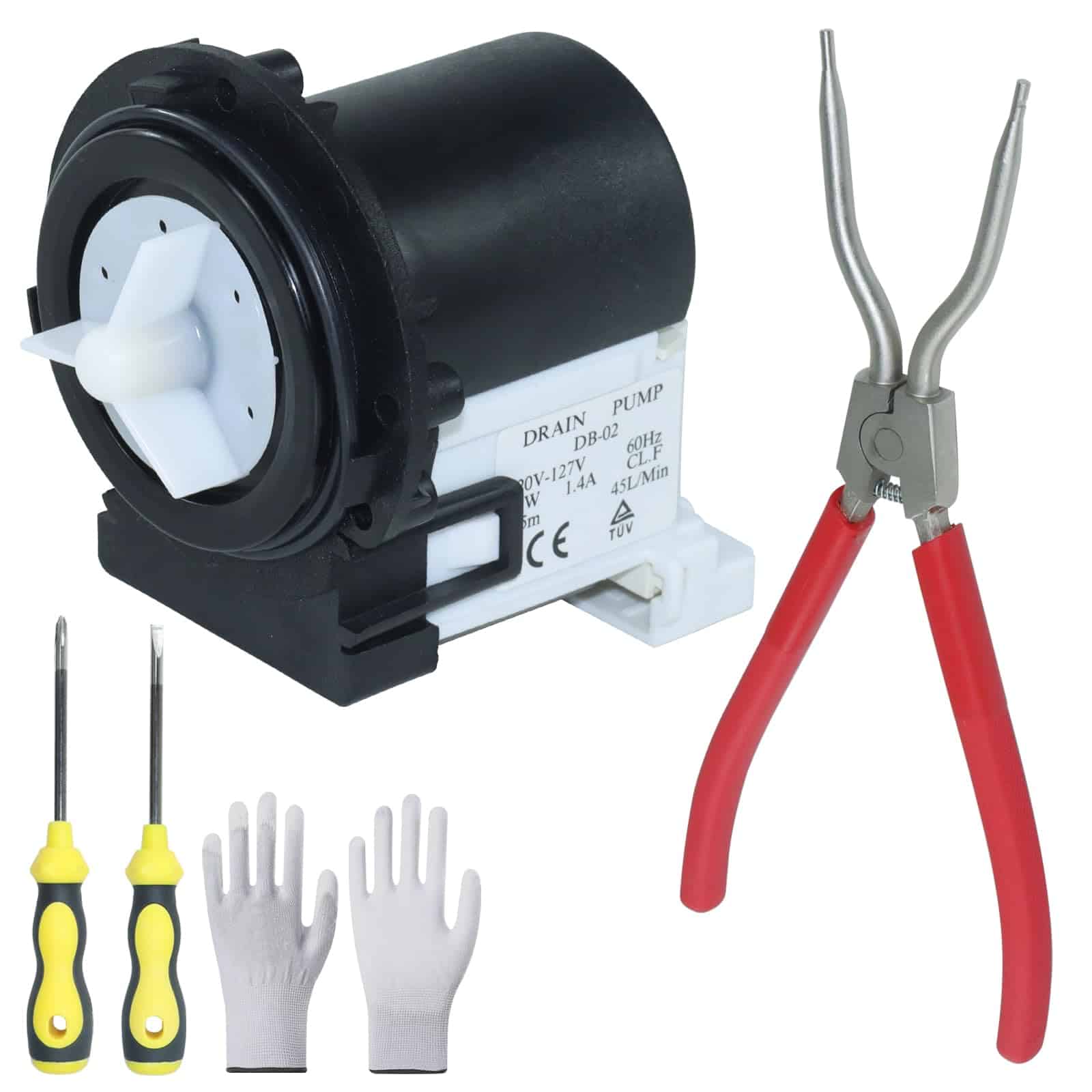 GUSUHAWK 4681EA2001T Motor de Bomba de Drenaje de Lavadora