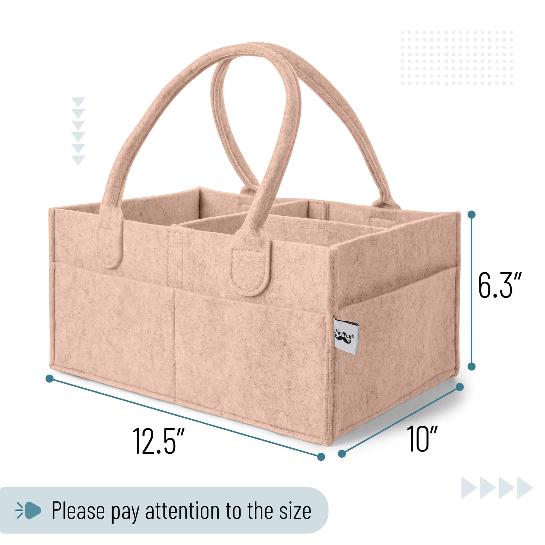 Organizador de Pañales para Bebés Mr. Pen, Cálido y - Imagen 3