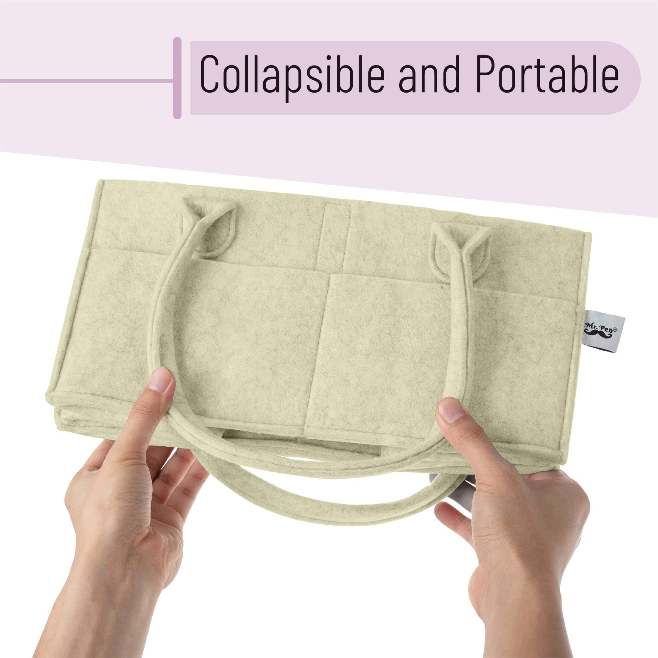 Organizador de Pañalera para Bebé Mr. Pen, Color Oliva - Imagen 7