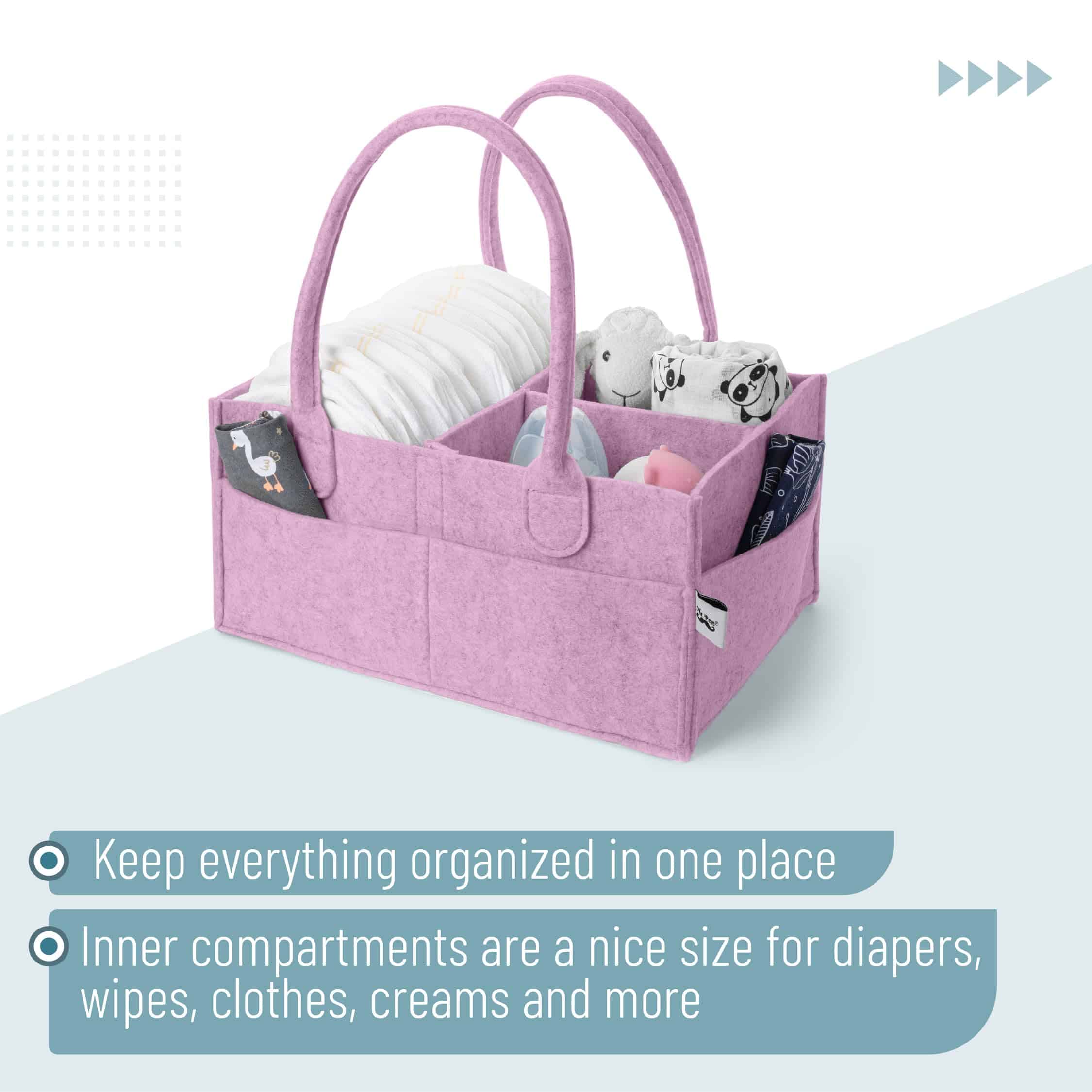 Organizador de pañal para bebé Mr. Pen, Lavanda Dream, - Imagen 5