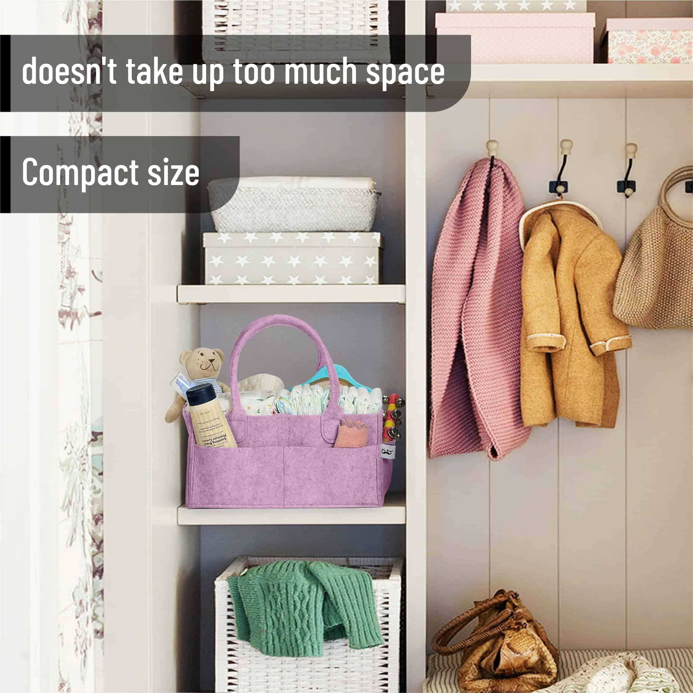 Organizador de pañal para bebé Mr. Pen, Lavanda Dream, - Imagen 6